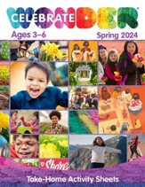 Celebrate Wonder: Preschool Ages 3-6 Take-Home Activity Sheets, Spring 2024