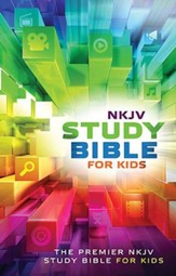 NKJV Study Bible for Kids, hardcover - Slightly Imperfect