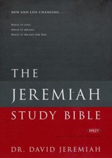 NKJV Jeremiah Study Bible, Hardcover   - Slightly Imperfect