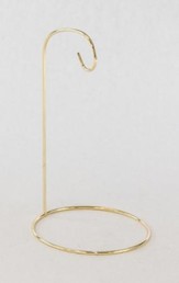 Wire Ornament Stand, Brass, Small