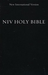 NIV Compact Holy Bible--softcover,  black