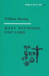 Many Witnesses, One Lord [SCM Press]