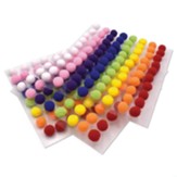 Peel & Stick Poms, 240 Per Pack, 2 Packs