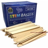 STEM Basics: Craft Sticks, 500 Per Pack, 3 Packs