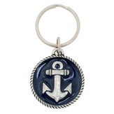 Anchor, Hope Is An Anchor For the Soul Keyring, Blue