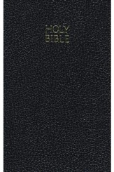 KJV Vest Pocket New Testament, Black Leatherflex