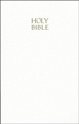KJV Vest Pocket New Testament, White  Leatherflex