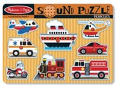 Vehicles Sound Puzzle, 8 pieces