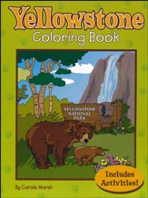Yellowstone National Park Coloring  and Activity Book