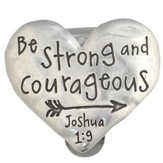 Heart, Joshua 1:9 Visor Clip