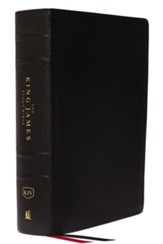 KJV Study Bible Full-Color Edition,  Genuine Leather, Black, Indexed