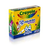 Crayola, Skinny Washable Markers, 64  Pieces