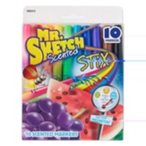 Scented Stix, Bullet Point Markers, Assorted, 10 Per Pack, 3 Packs