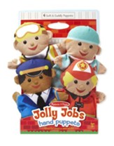 Jolly Jobs Hand Puppets, set of 4