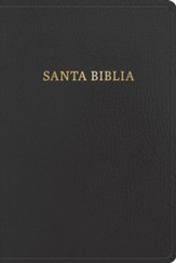 RVR 1960 Biblia letra gigante, negro, imitacion piel con indice (Giant Print Bible, Black, Indexed)