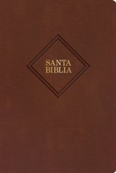 RVR 1960 Biblia letra gigante, cafe, piel fabricada (Giant Print, Brown)