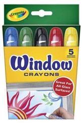 Crayola, Window Crayons, 5 Pieces