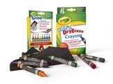Crayola, Washable Dry-Erase Crayons, 8 Pieces