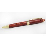 Personalized Rosewood Pen with Name and Cross