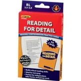 Reading Comprehension Practice Cards: Reading for  Detail, Blue Level