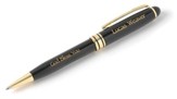 Personalized, Brass Black Pen with Name and Message