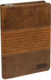 Journal, Strong and Courageous, Brown