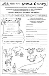 Animal Groups Poster Paper (pack of  30)