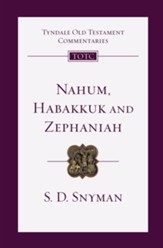Nahum, Habakkuk and Zephaniah: An Introduction and Commentary - eBook