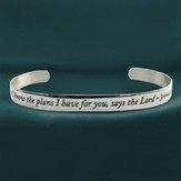 For I Know the Plans--Cuff Bracelet