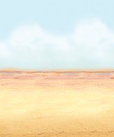 Desert Sky and Sand Background (30' x 4')