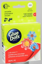 Glue Dots 1/2, Package of 200