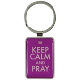 Keep Calm and Pray Keyring
