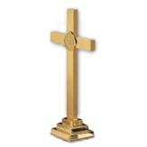 24 in. Brass Altar Cross