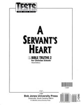 BJU Press Bible Truths 2: A Servant's Heart, Tests