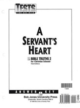 BJU Press Bible Truths 2: A Servant's Heart, Tests Answer Key