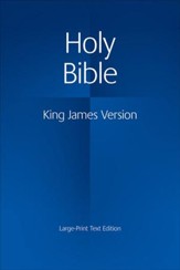 KJV Large Print Text Bible, Hardcover