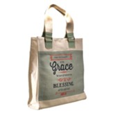 Grace, Retro Canvas Tote Bag