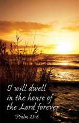 In the House of the Lord Forever (Psalm 23:6) Bulletins, 100