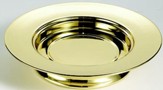 Solid Brass Stacking Bread Plate (Christian Brands)