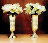 Filigree Altar Vases (2)