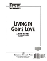 BJU Press Bible Truths 5: Living in God's Love Tests