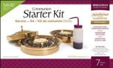 RemembranceWare Communion Starter Kit, Brass