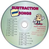 Audio Memory Subtraction Songs CD Only