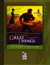 BJU Press Publish Great Things, Teacher's Edition