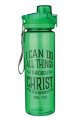 I Can Do All Things Through Christ Water Bottle
