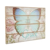 Grace, Butterfly Plaque