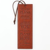 I Know the Plans, Luxleather Bookmark