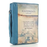 Footprints Bible Cover, Medium