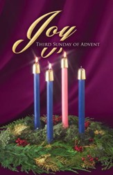 Traditional Wreath Advent Joy Bulletins, 100