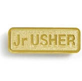 Jr. Usher Badge, Brass